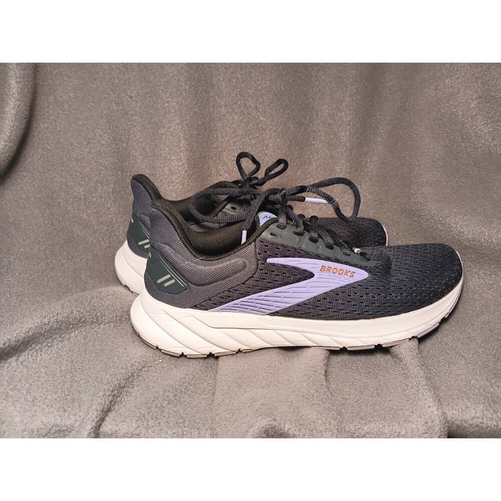 Brooks Anthem 6 Women’s 6.5 Black Lavender Running Shoes Athletic Sneakers - Picture 4 of 8